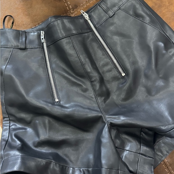 BlankNYC Leather Shorts